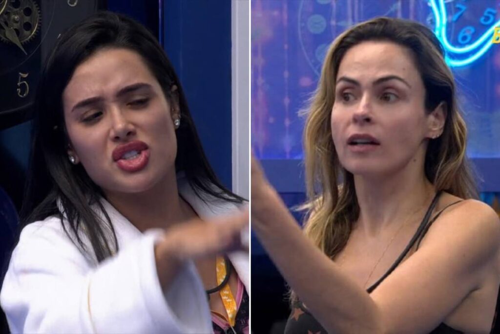 Veterana e pipoca discutiram durante a madrugada | Foto: Globoplay