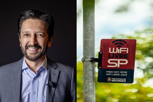Instituto Conhecer Brasil e Ricardo Nunes ampliam Wi-Fi gratuito em São Paulo e levam internet a mais de 3,2 mil comunidades | Créditos: Folha/UOL e Prefeitura de SP