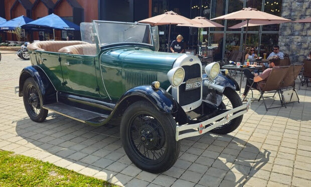 Modelo de carro, de 1929, que será exposto nesta edição do “Clássicos nas Montanhas” (Foto: Ricardo Coradini/Arquivo pessoal)