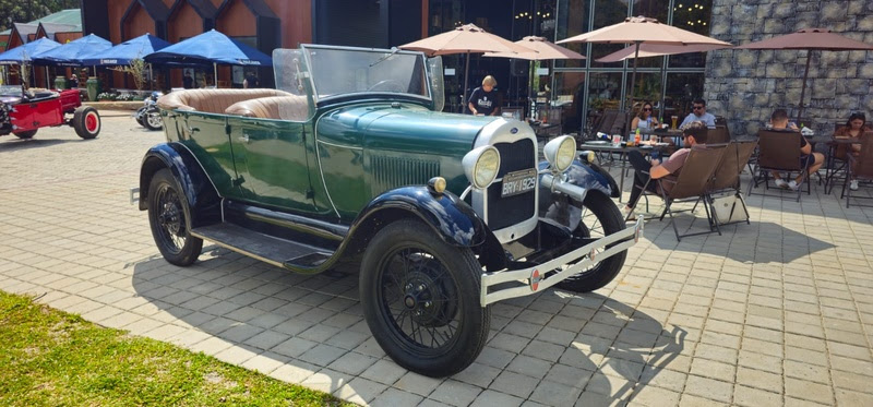Modelo de carro, de 1929, que será exposto nesta edição do “Clássicos nas Montanhas” (Foto: Ricardo Coradini/Arquivo pessoal)