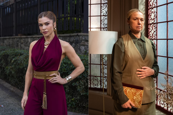 Helga resolve se jogar na frente do incêndio e assume a responsabilidade pela morte de Célio, numa tentativa descarada de salvar Arminda do cerco | Créditos: Globo