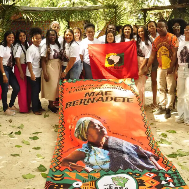 mulheres negras participantes do festival