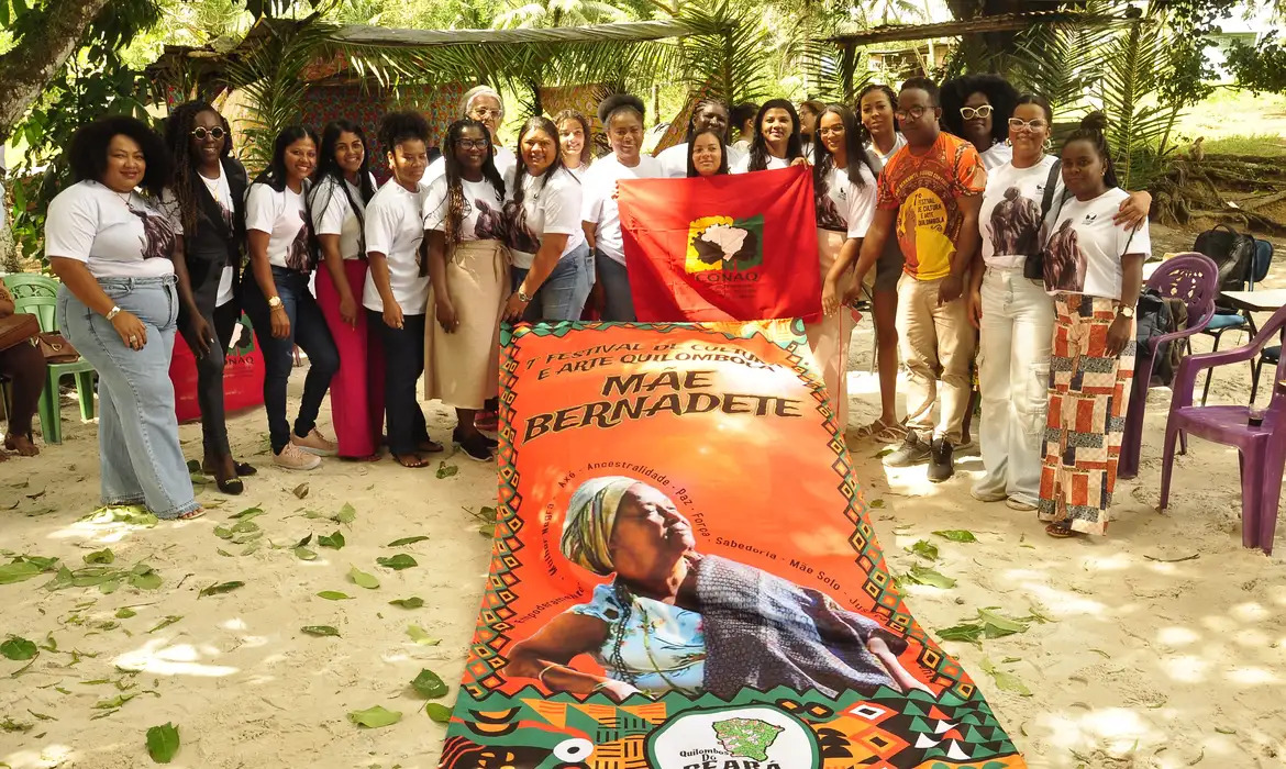 mulheres negras participantes do festival