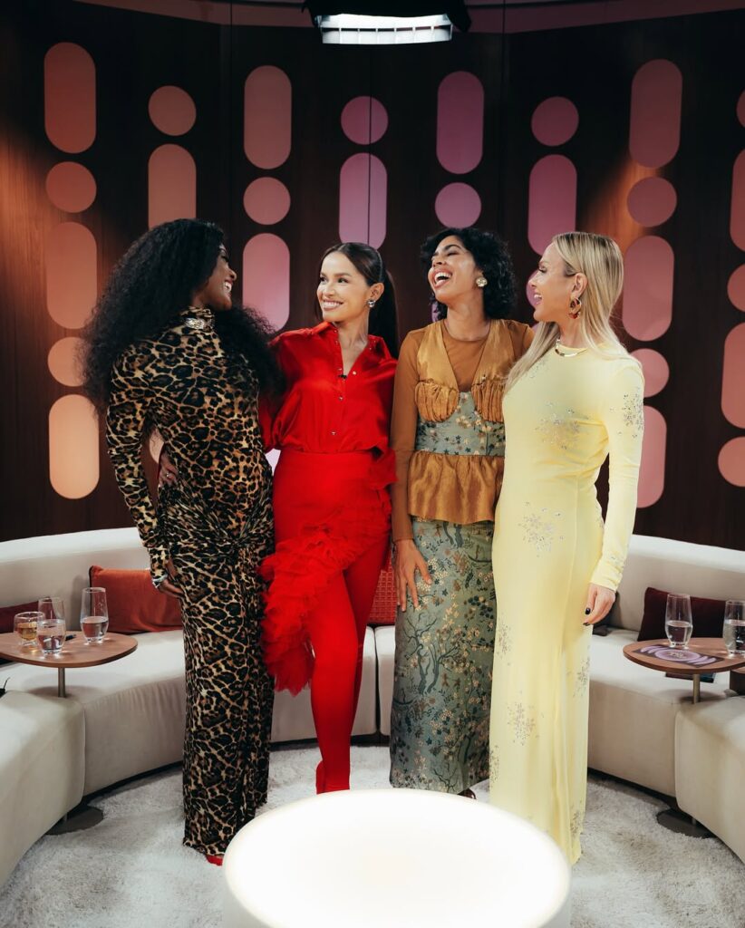 Eliana segue como âncora, ao lado de Bela Gil, Erika Januza, Juliette e Tati Machado, repetindo a formação da última edição | Reprodução (Instagram)