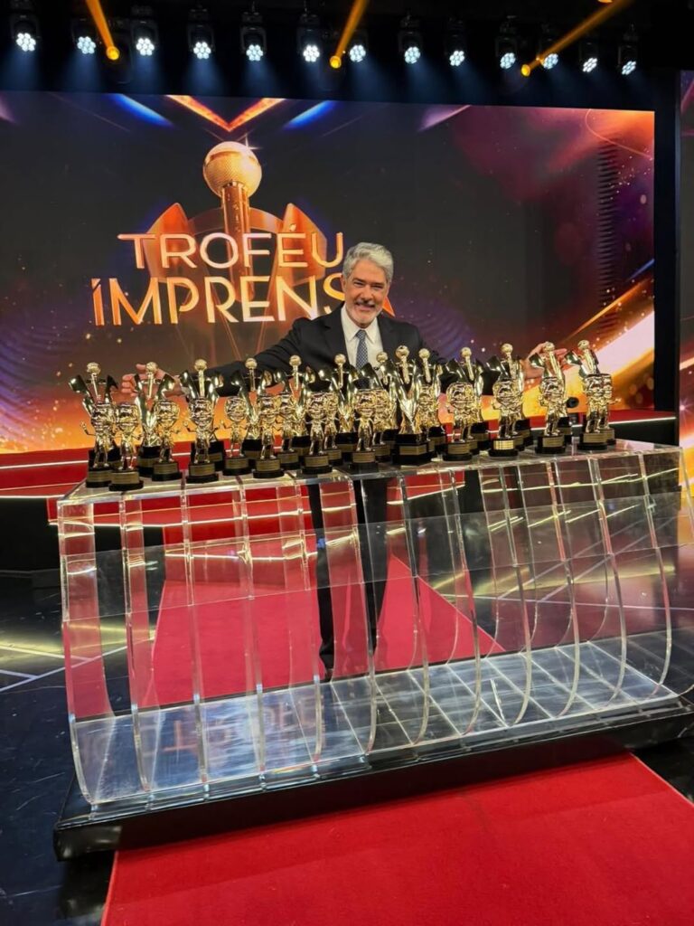 William Bonner recebeu 33 prêmios no Troféu Imprensa | Créditos: Reprodução (Instagram)