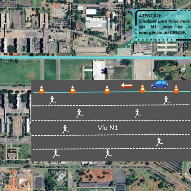 16.4. foto divulgação detran df abaixo de tráfego de veículos