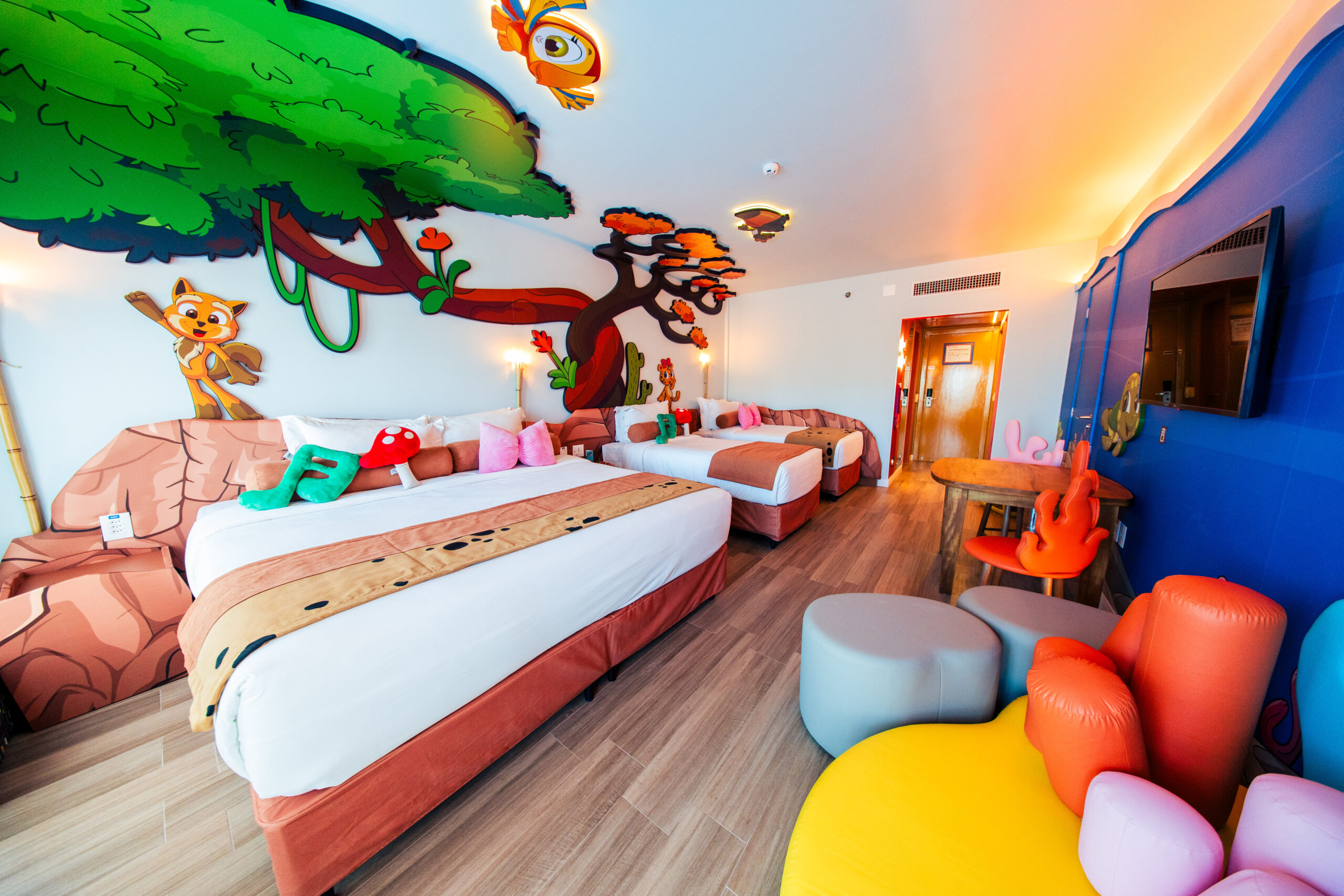 Costa do Sauípe inaugura quartos temáticos da Turminha da Zooeira | Divulgação