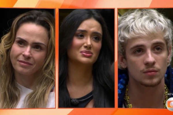 Jordana saiu com 71,80% dos votos, contra 26,14% de Juliano e míseros 2,06% de Ana Paula | Globo