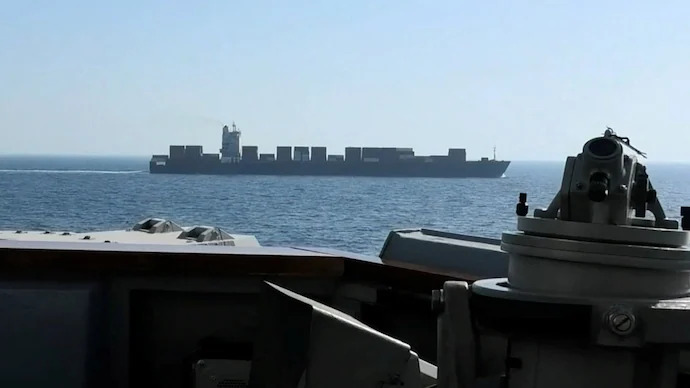 navio iraniano capturado