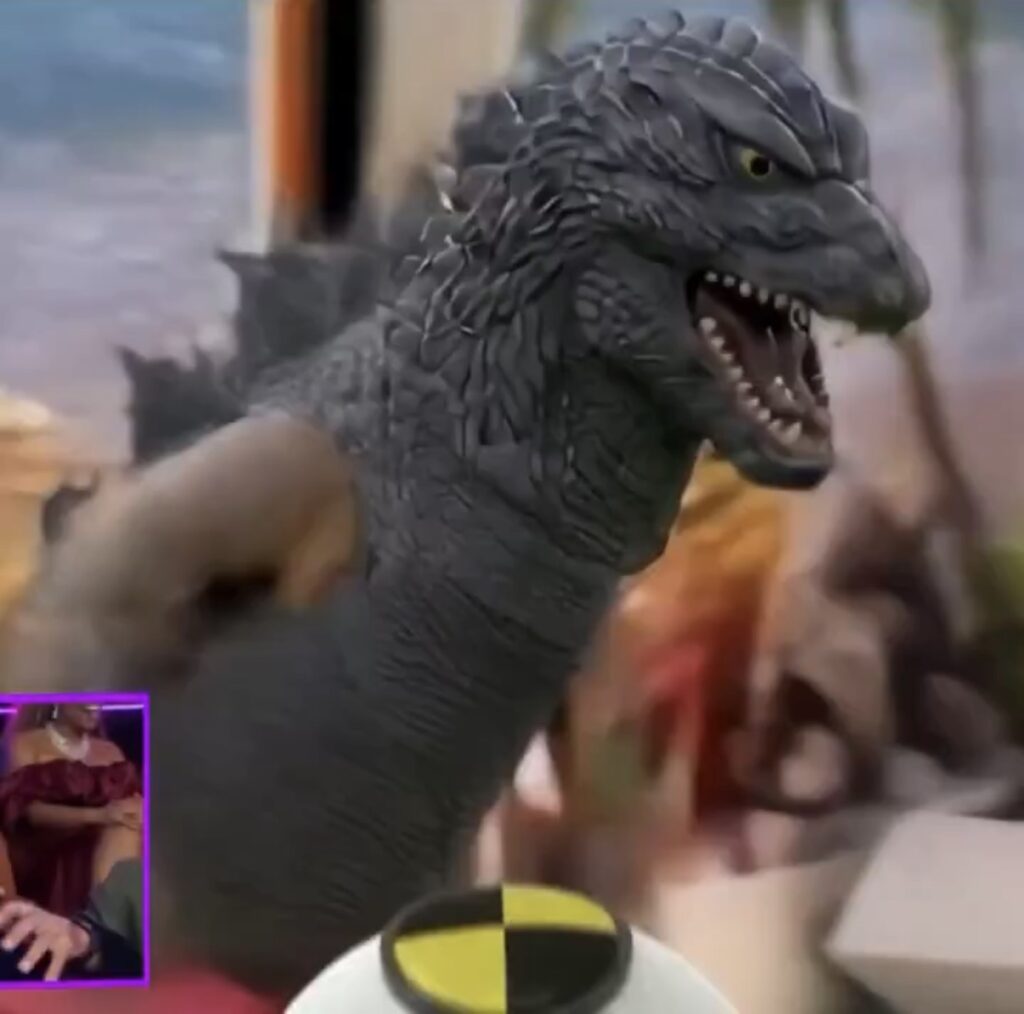 A emissora substituiu o rosto e a silhueta do ex-participante por répteis e pelo personagem Edilson Capetinha | Globo