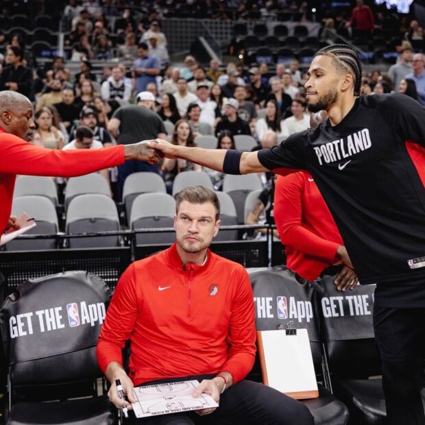 Tiago Splitter levou o Portland Trail Blazers aos playoffs da NBA. Foto: Bruce Ely / Trail Blazers 3