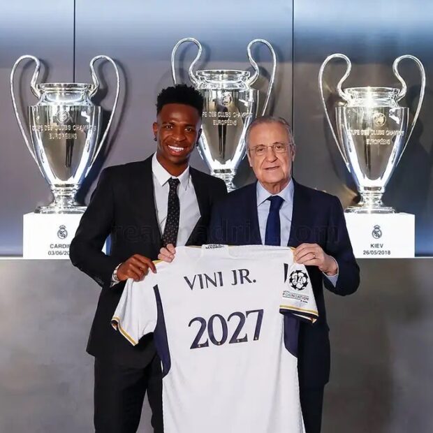 Vini jr e Florentino Pérez