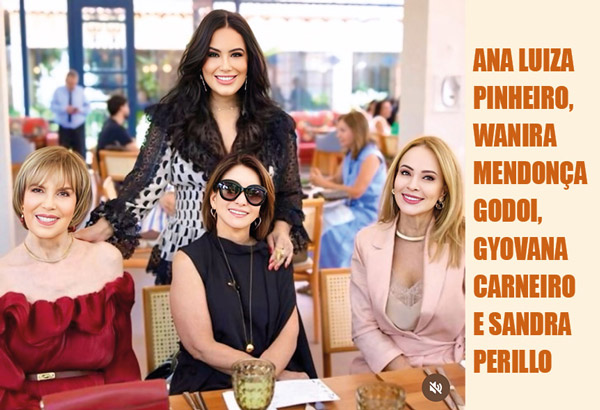 ana luiza pinheiro, wanira mendonça godoi, gyovana carneiro e sandra perillo capa