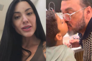 rayane se pronuncia apos polemica envolvendo selinho de belo em seu filho