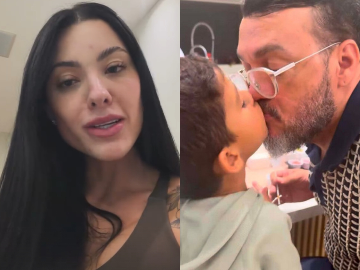 rayane se pronuncia apos polemica envolvendo selinho de belo em seu filho