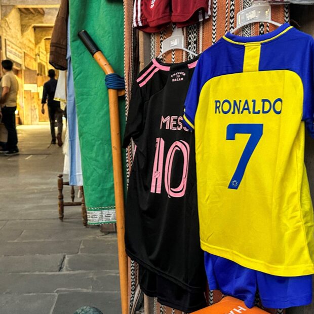 qatar fbl messi ronaldo