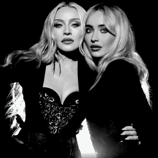 capa jbr madonna e sabrina carpenter