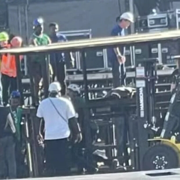 trabalhador que morreu em montagem de show da shakira