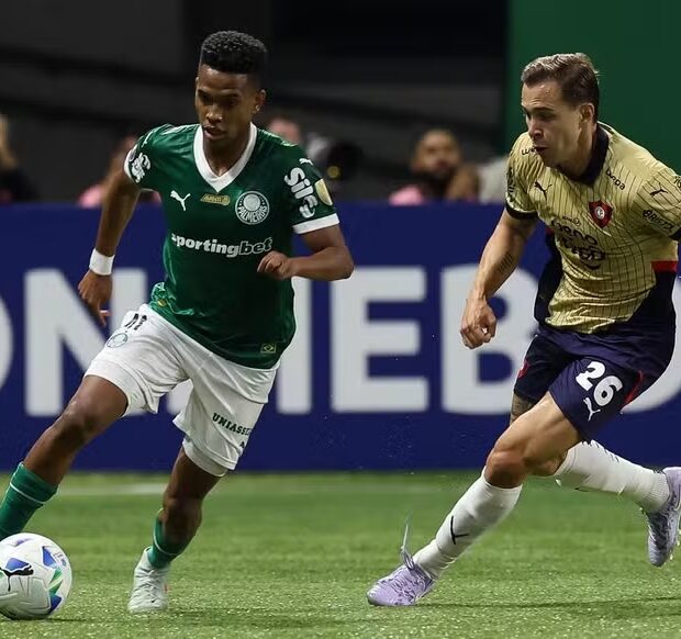 lance de palmeiras x cerro porteño par pela libertadores 2025