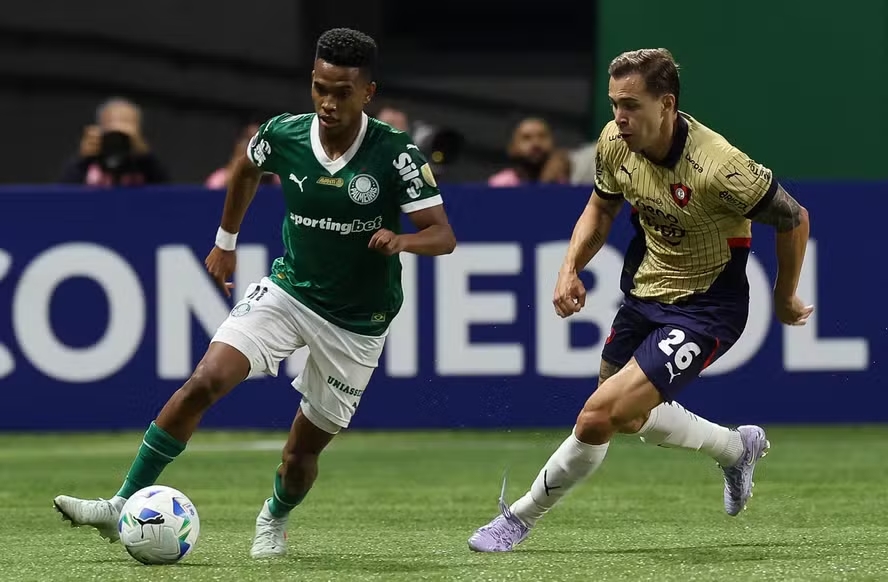 lance de palmeiras x cerro porteño par pela libertadores 2025