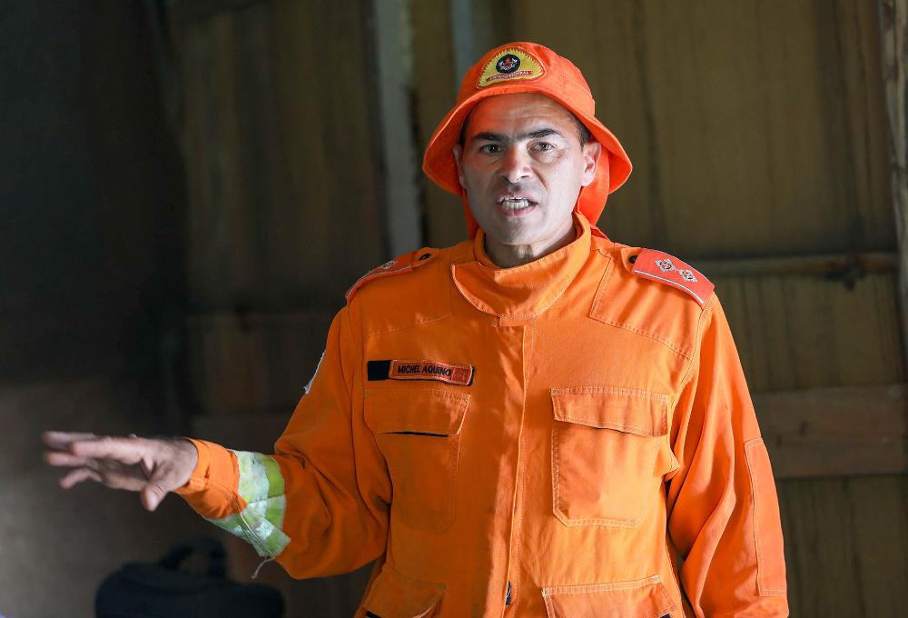 tenente michel aquino prevenção a incêndios florestais