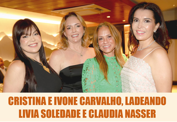 cristina e ivone carvalho, ladeando livia soledade e claudia nasser capa