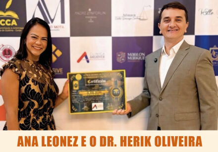 ana leonez e o dr. herik oliveira capa