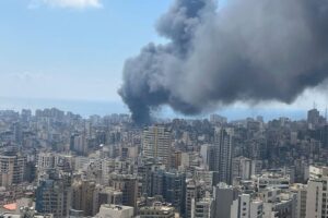 bombardeio no libano