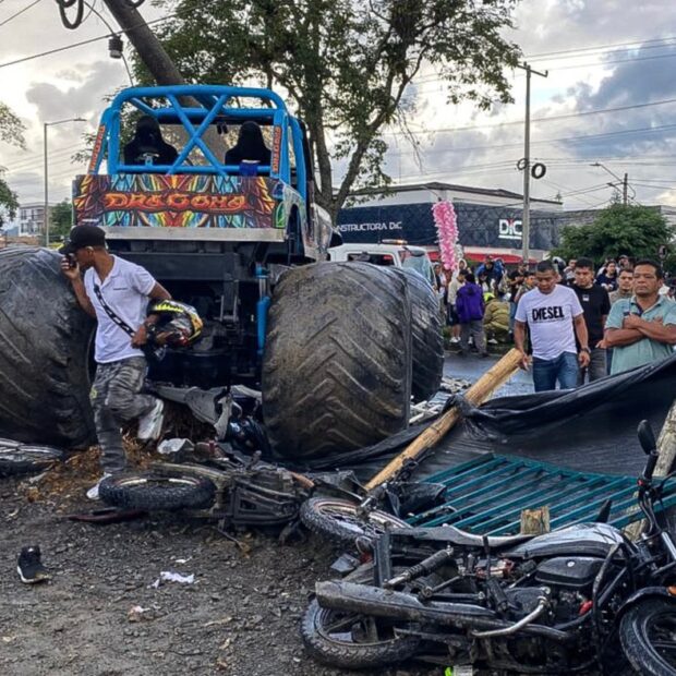 colombia motor show accident