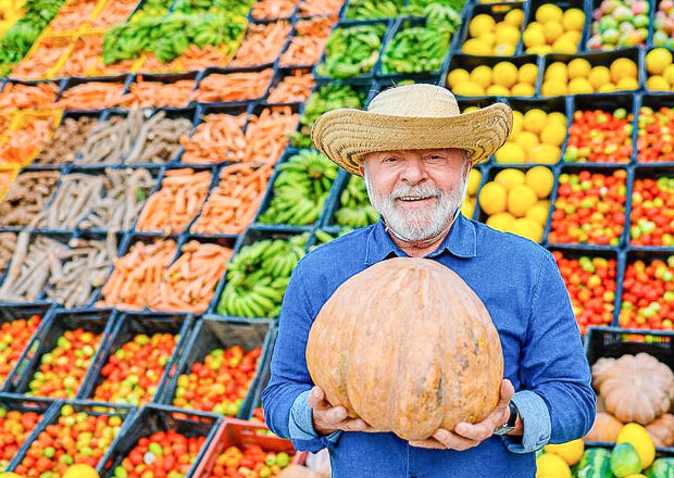 lula com legumes