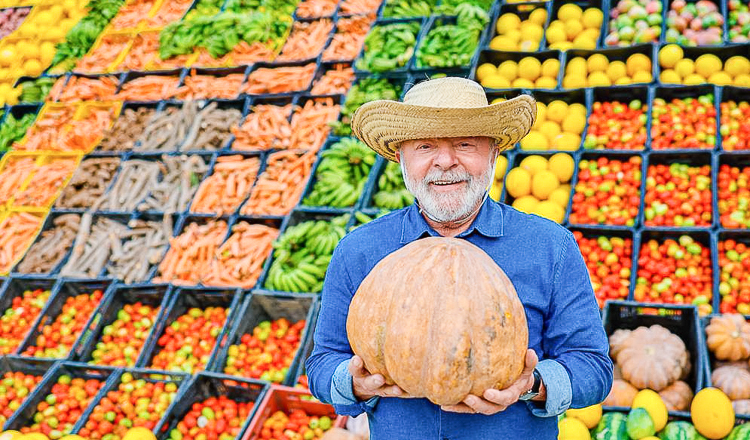 lula com legumes