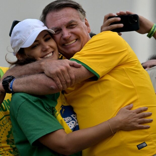 michelle bolsonaro e jair bolsonaro