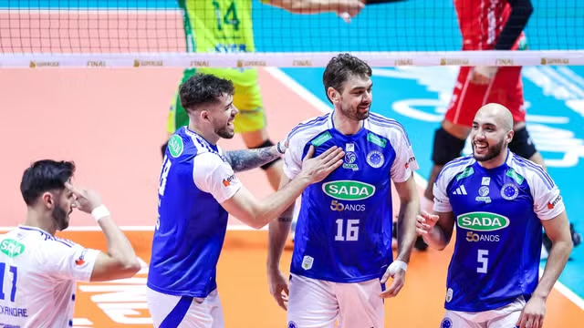 Cruzeiro vence Vôlei Renata em revanche e conquista 10ª Superliga Masculina