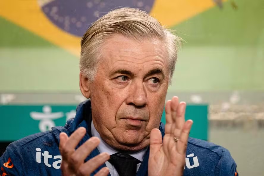 CBF renova contrato de Ancelotti até Copa de 2030