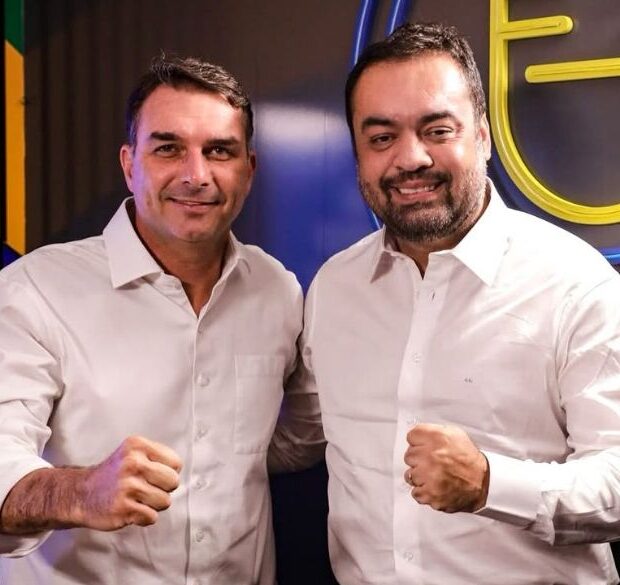 claudio castro e flavio bolsonaro