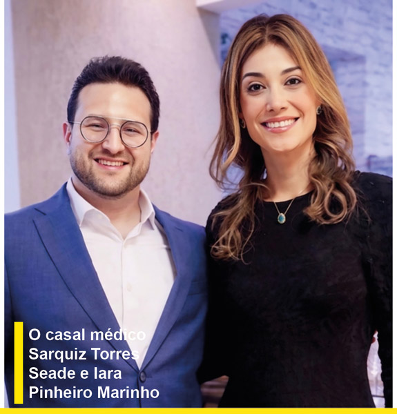 o casal médico sarquiz torres seade e iara pinheiro marinho