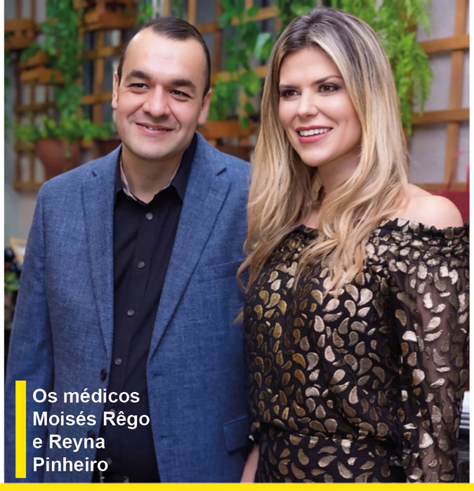 os médicos moisés rêgo e reyna pinheiro