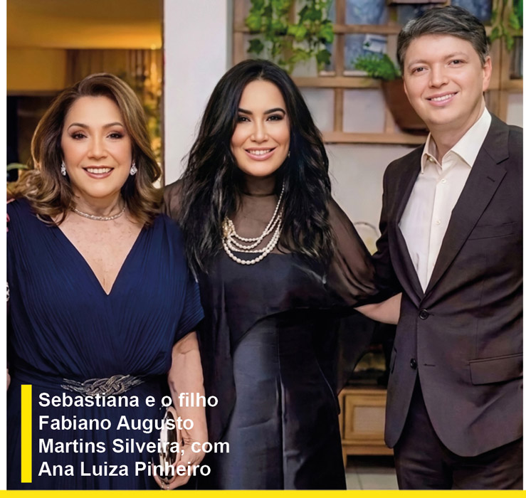sebastiana e o filho fabiano augusto martins silveira, com ana luiza pinheiro