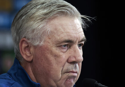 técnico da seleção carlo ancelotti durante entrevista coletiv
