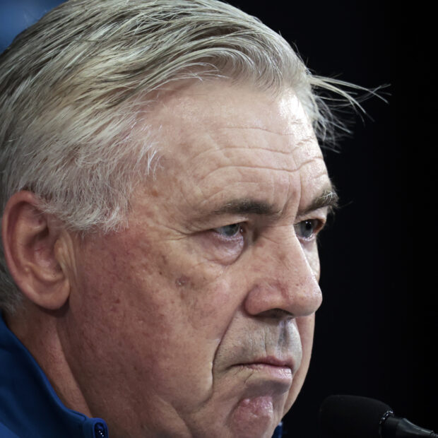 técnico da seleção carlo ancelotti durante entrevista coletiv