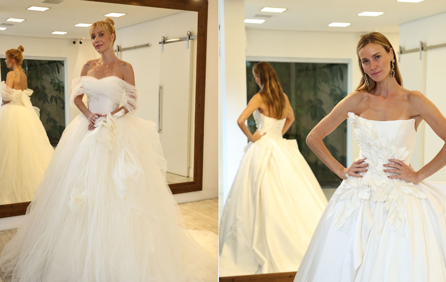 Luiza Possi e Renata Kuerten arrasam de noiva na passarela do casar.com - Créditos Créditos - Bryer Santos