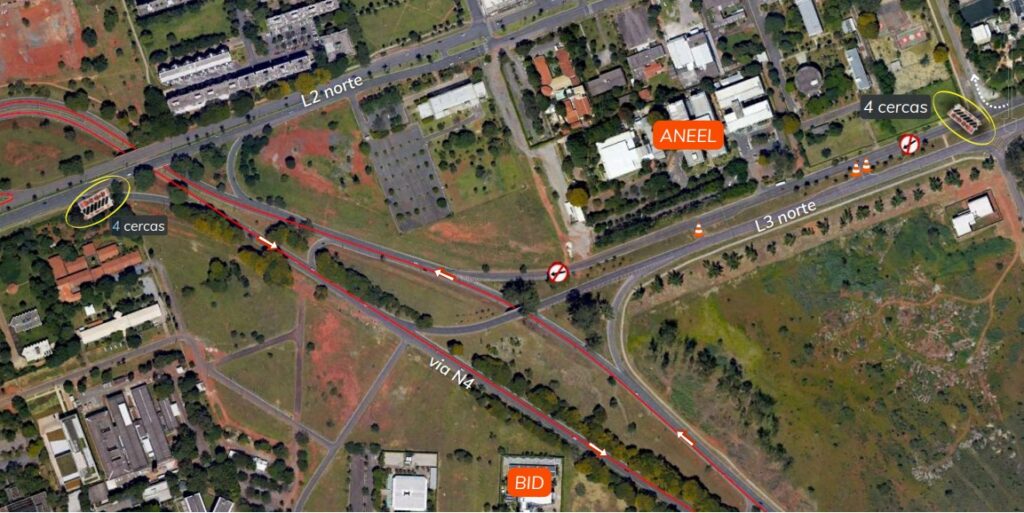 mapa corrida one run l3 norte