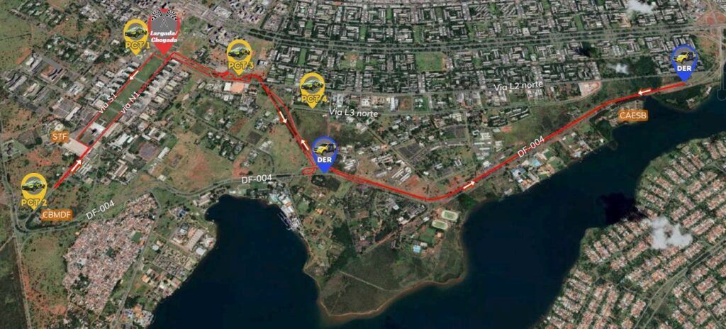 mapa corrida one run geral