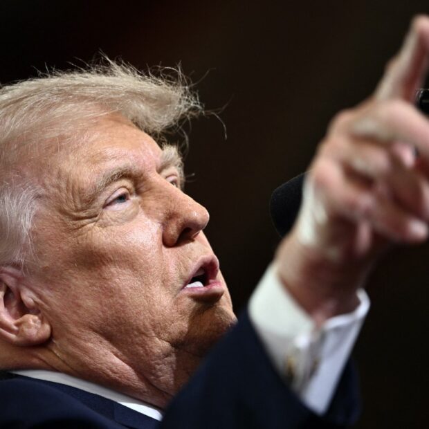 us president donald trump delivers a speech at rockland community college