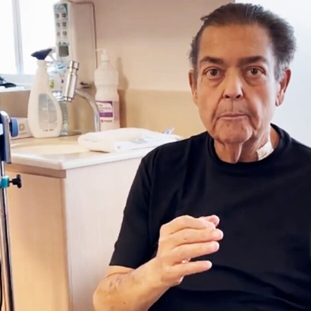 Faustão foi internado no Hospital Israelita Albert Einstein, em São Paulo, para realizar a retirada de uma sonda gástrica já prevista pela equipe médica. - Reprodução Instagram