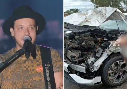 Israel voltava para casa após show da dupla com Rodolffo na Virada Cultural 2026, em São Paulo. - Reprodução Instagram