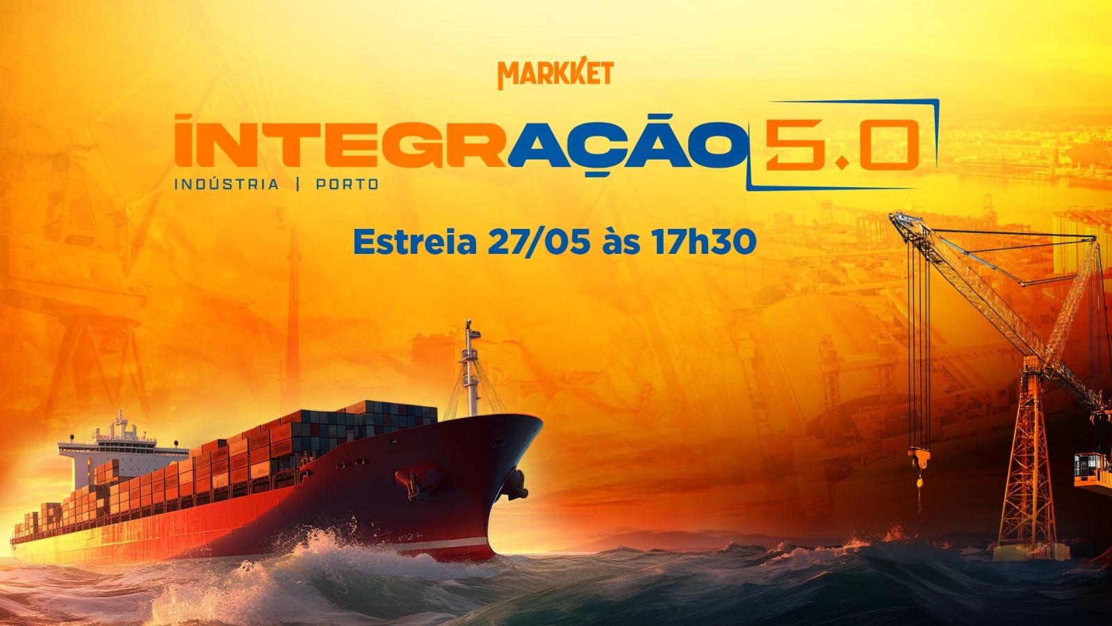 Série Integração 5.0 estreia no Canal Markket abordando os bastidores da economia portuária e marítima brasileira. - Reprodução Divulgação