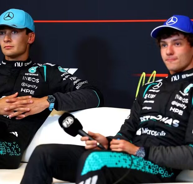 kimi antonelli e george russell