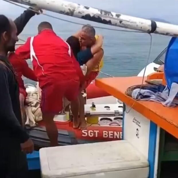 pescador que resgatou mulher em Ilhabela