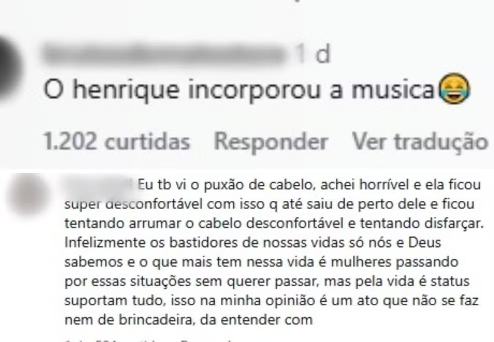 Seguidores se dividiram entre quem tratou o gesto como brincadeira e quem criticou a atitude